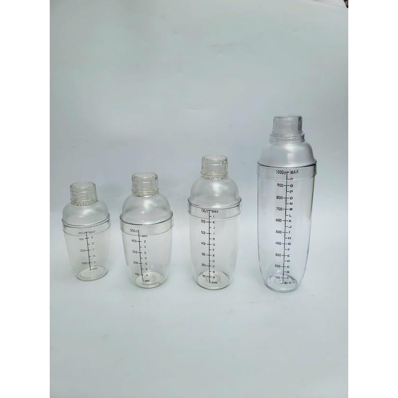 Bình lắc shaker pha chế hồng trà, coffe, cocktail Nhựa cao cấp- Phúc Hưng Phát- 350-500-700-1000ml 1