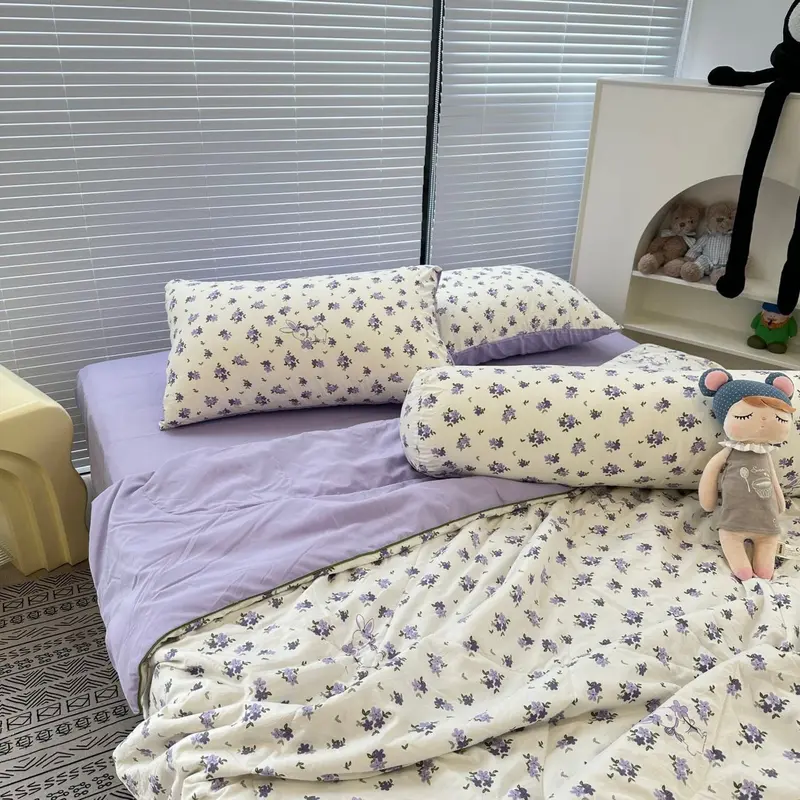 [ TẶNG VỎ GỐI ÔM BẤT KÌ TRÊN LIVE] Set cotton đũi chăn hè 4 món Bộ Chăn Ga Gối Cotton Đũi Shinbedding ( chăn Không lồng được ruột, thiết kế tuỳ mẫu) trần bồng chun đồng tiền đỏ thoáng khí cỡ queen gagiuong mua giặt máy đầu gấu trắng nệm 8