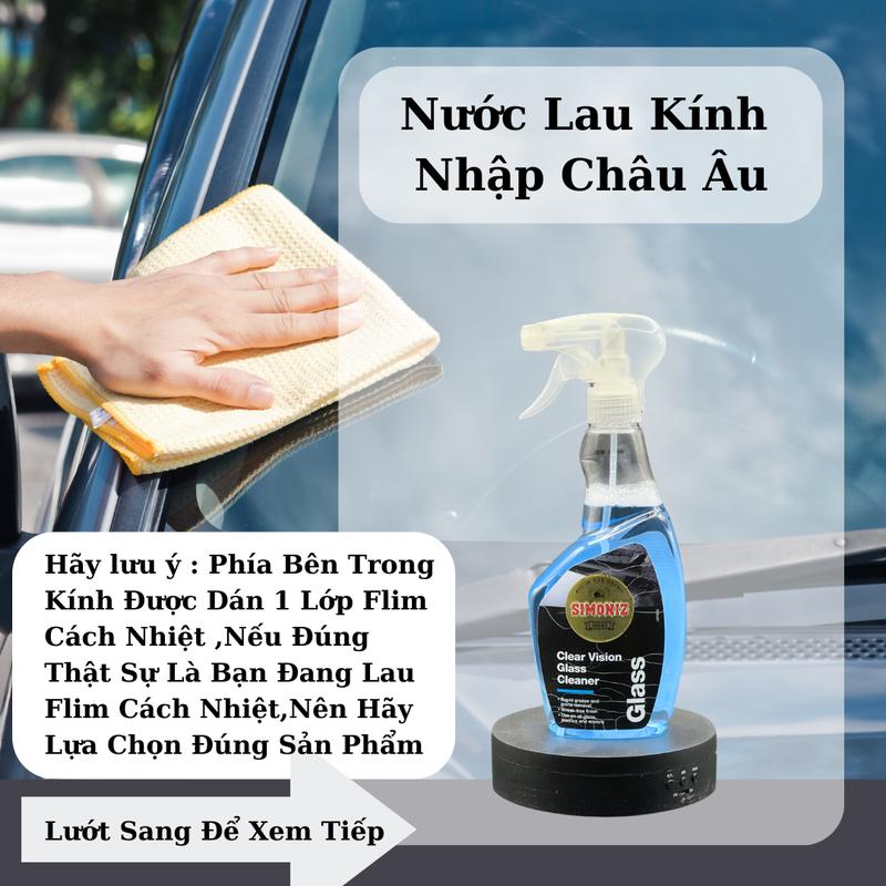 [ Chai Nước Lau Kính SIMONIZ ] Nhập Châu Âu 500ml