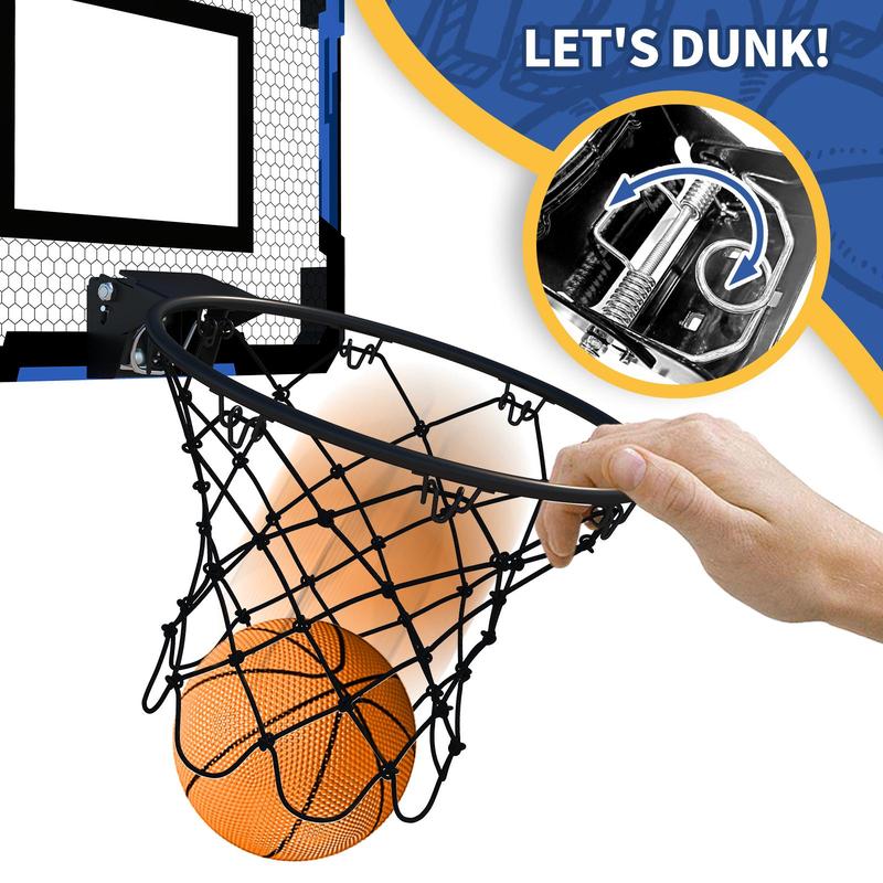 Foldable Basketball Hoop Toys (1 Set), Outdoor Indoor Ball Game Toy For Adults Kids Gift 4
