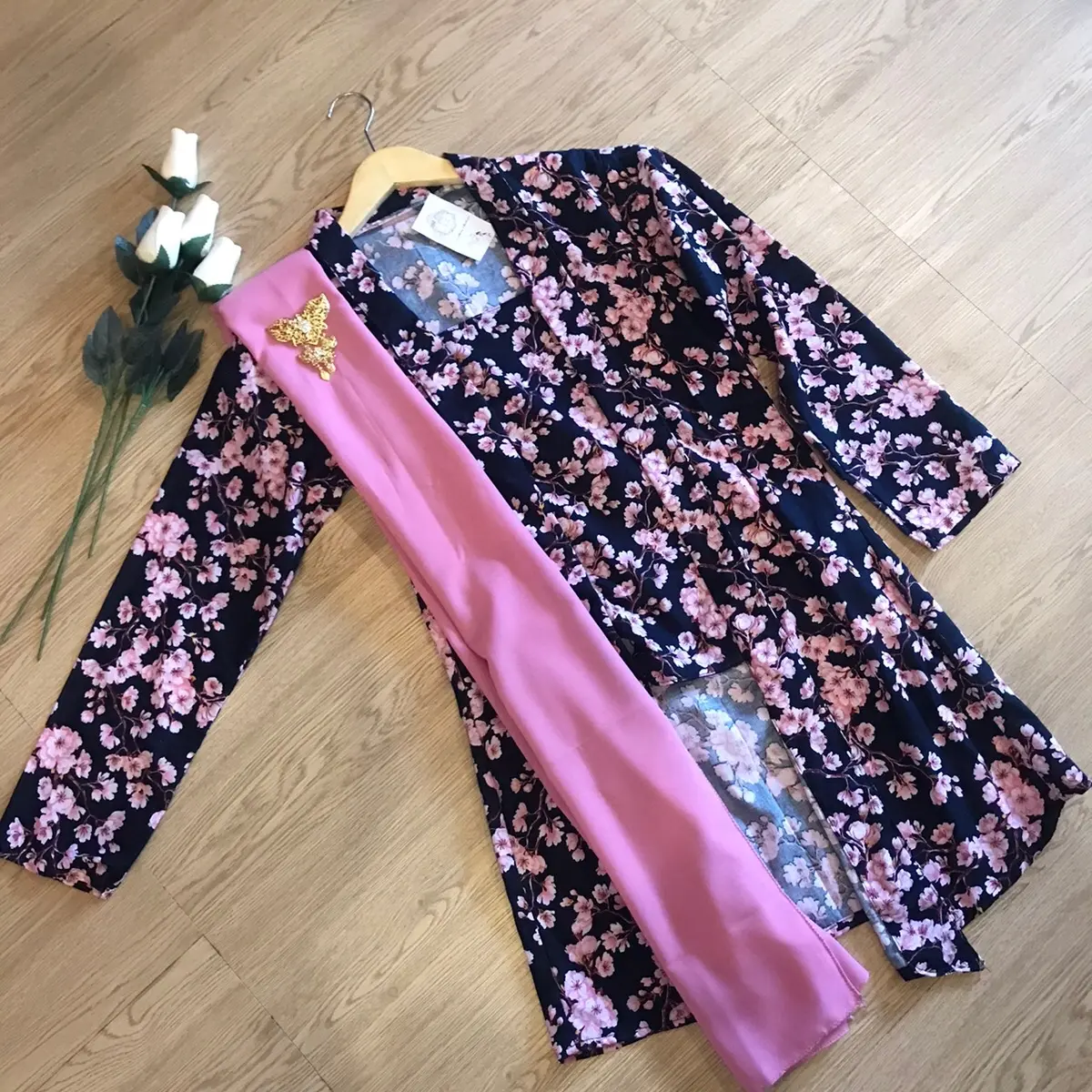 kebaya kutubaru lengan panjang RC Katun Kebaya jadul Ootd