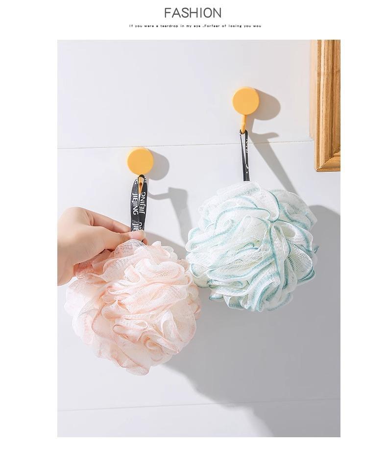 Product Introduction of Bóng Tắm Ren Cao Cấp Cỡ Lớn, Bóng Hoa Tắm Siêu Mềm, Bóng Tắm Tẩy Tế Bào Chết Dụng Cụ Tắm Hữu Ích Cho Phụ Nữ 21