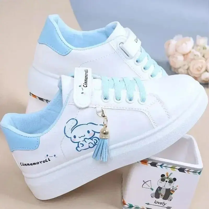 Giày Trẻ Em, Miniso Sanrio Kuromi Cinnamoroll, Dành Cho Bé Gái, Thiết Kế Trái Tim, Giày Thể Thao My Melody Anime Dễ Thương, Đế Mềm, Chống Trượt, Quà Tặng Kawaii, Bestall