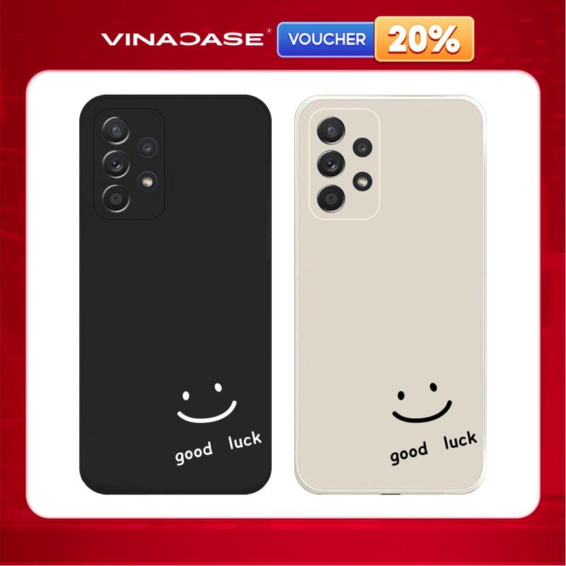 Ốp lưng Vina Case Samsung A10/A10S/A51/A32/A12/....TPU dẻo viền vuông bảo vệ camera hình Good luck
