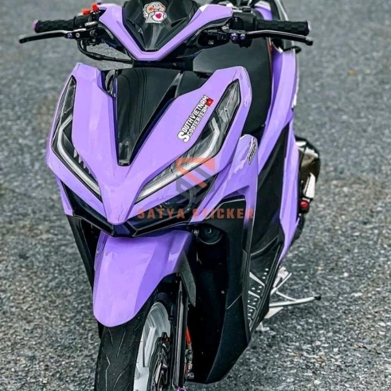 SKOTLET STIKER MOTOR VIOLET TARO GLOSY SKOTLET UNGU TARO GLOSSY SCOTLITE VIOLET TARRO GLOSSY STIKER MOTOR LAVENDER  SCOTLAIT VIOLET TARO GLOSY HARGA PROMO BISA COD Motorcycle 4