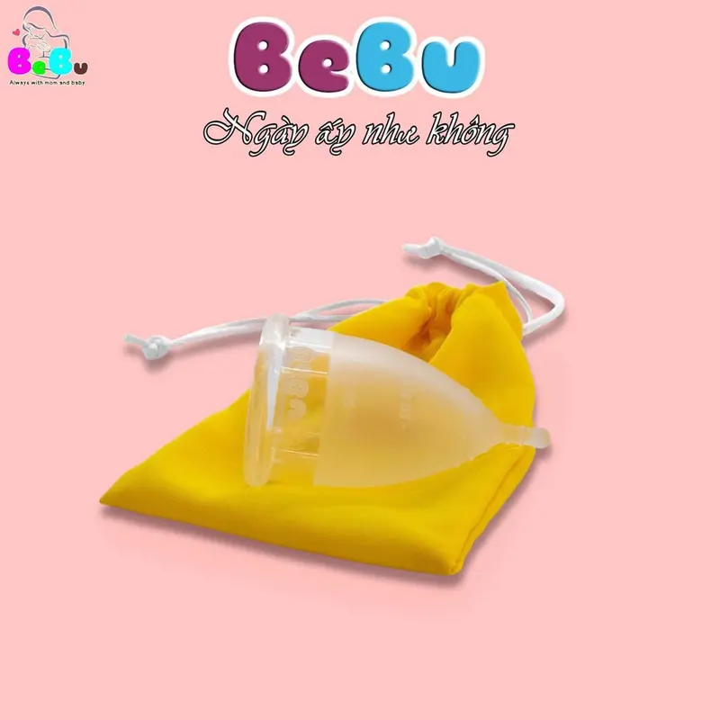combo 2 cốc nguyệt san chất liệu silicon ý tế an toàn tuyệt đối cốc  nguyệt Women Nữ 3