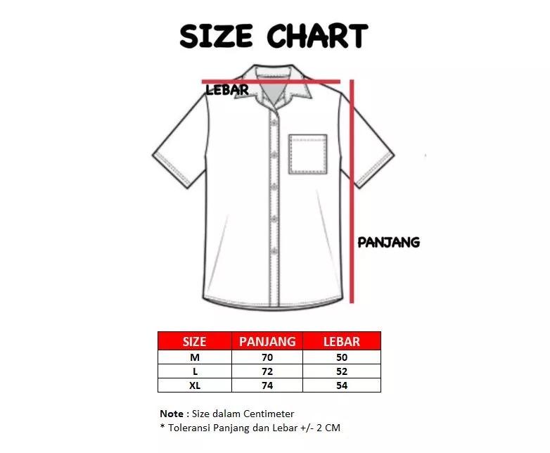 Product Introduction of KEMEJA HAWAI POLOS UNISEX LENGAN PENDEK Cowok Fit Tangan Pria Panjang Casual Basic 0
