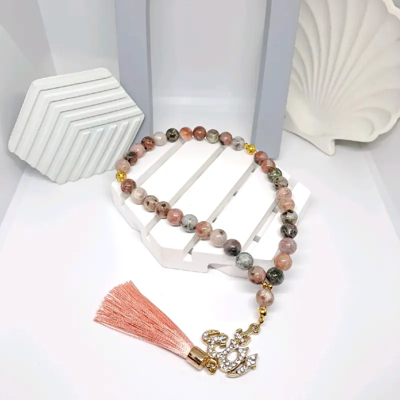 TASBIH BATU RED PALEM 8MM 33BUTIR+LAFADZ ALLAH 2