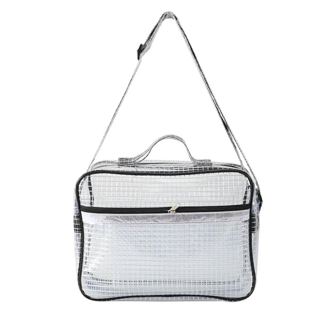PVC Bags Cleanroom Engineer Bag Anti-Static Tool Organizer Waterproof Tool Bag Carrier Transparent Crossbody Bag for Men