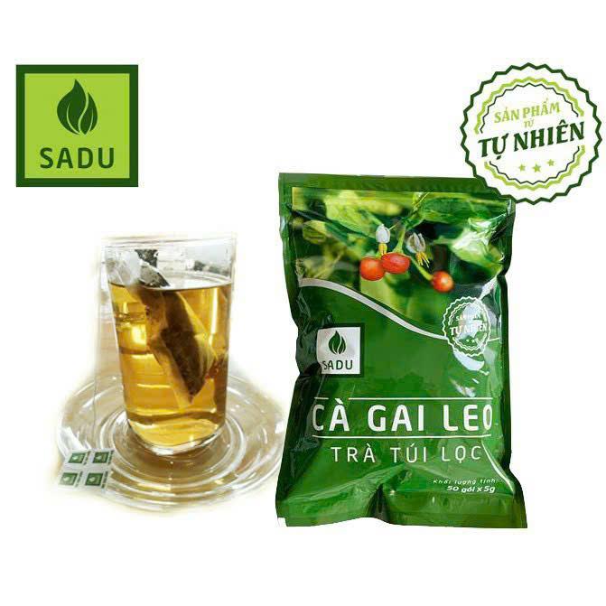 Product Introduction of Cà Gai Leo SADU 1KG (200 túi lọc) Hỗ Trợ Thanh Nhiệt Giải Độc Mát Gan - Nước  Tea Chè càgaileo Không Chua giảm mụn Trà 24