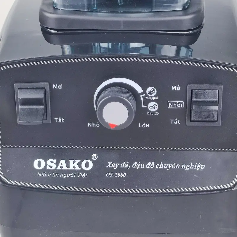 Máy xay sinh tố công nghiệp Osako 1450W OS-1560 xay sinh tố đá, rau má, hạt khô...mịn nhuyễn, cối 2L-Chuyên quán 6
