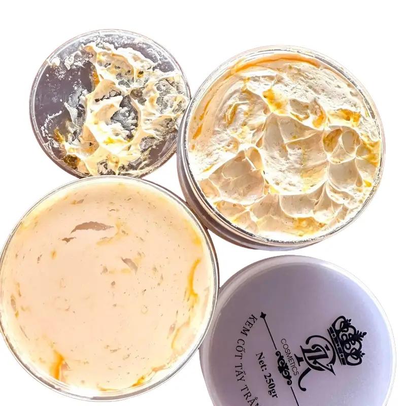 Kem Body cốt tẩy mạnh 250g dk tặng tắm trắng cafe