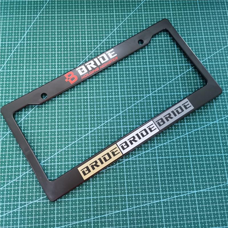 Product Introduction of Spot Goods COD  Universal 1PCS ABS US Car License Plate Frame Cover JDM Nightkids Speedhunter Number Plate Holder 27