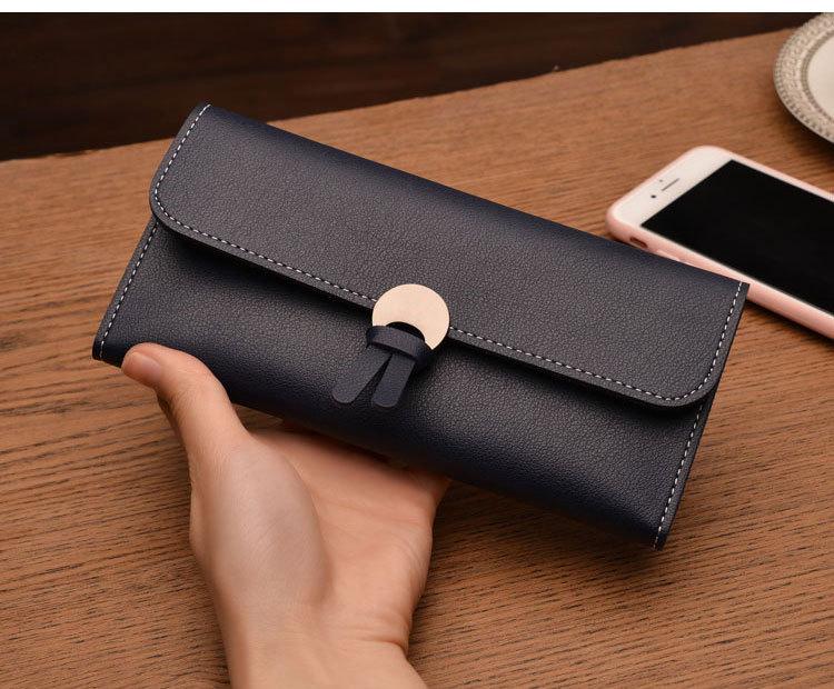 Product Introduction of New Fashion Long Women Wallets High Quality PU Leather Women's Purse and Wallet Design Lady Party Clutch Female Card Holder 22