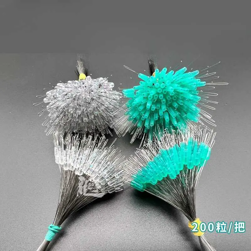 Dragon hand Eight character Ring Anti entanglement Space Bean Bulk Silicone Full Set Combination Line Fishing Gear