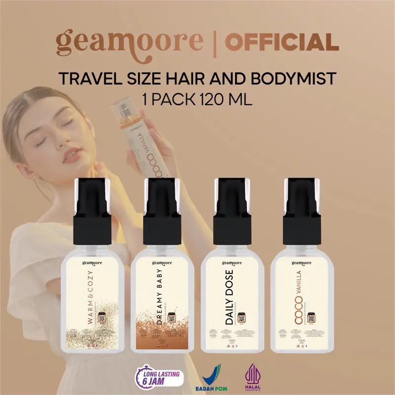 Geamoore Hair And Body Mist Travel Size 120ml Parfum Badan 2