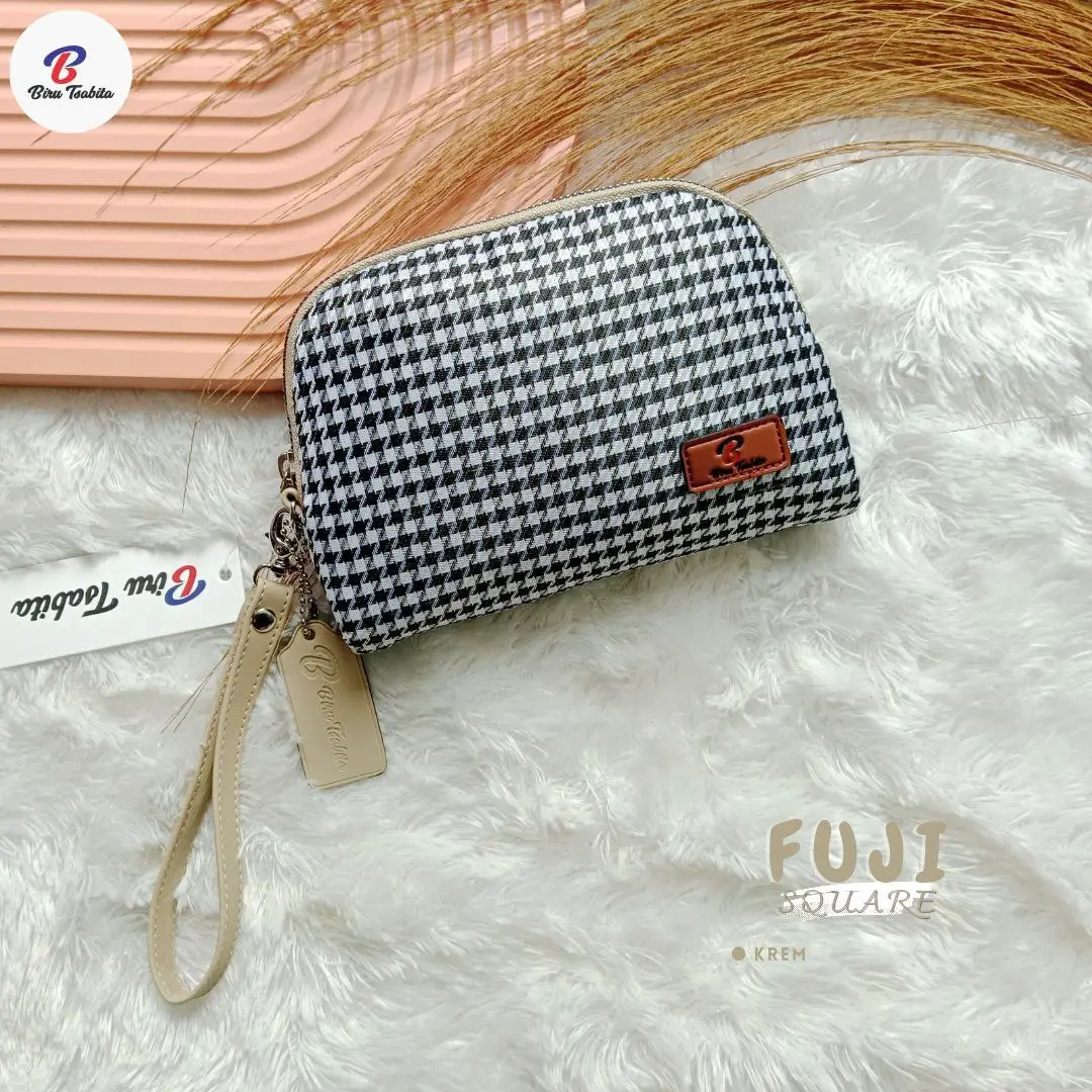 FUJI SQUARE POUCH BY BIRU TSABITA CLUTCH BISA COD