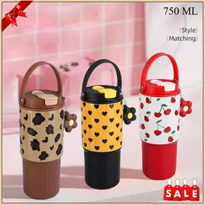 Tumbler Minum Freesip Botol Thermos Aesthetic Insulated Stainless Steel SUS304 Vacuum Flask 750ml