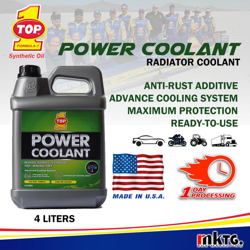 TOP1 Power Coolant 4L (Blue, Pink &Green) 1