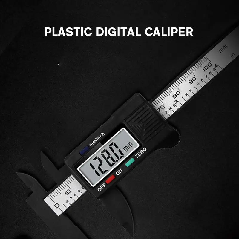 Thước kẹp Vernier Màn Hình Điện Tử, Chất Liệu Thép Không Gỉ, Độ Chính Xác Kỹ Thuật Số 100Mm, G5M2 4