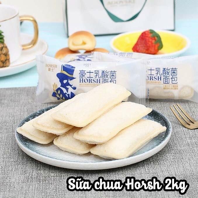 82 cái Sữa chua ông già Horsh 2kg - Bánh tươi Đài Loan Tự nhiên Gói