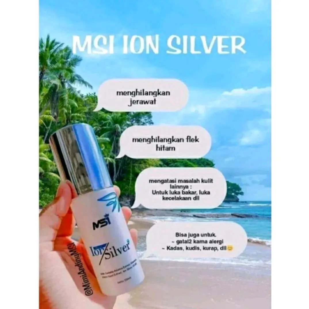 SILVER ION SPRAY Multifungsi Semua Jenis Kulit