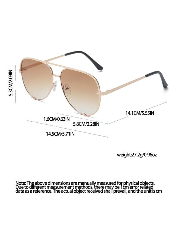Unisex Simple Style Plain Color Sunglasses, Summer Vintage Trendy Sunglasses for Everyday Use, Fashion Accessories for Outdoor Activities 1