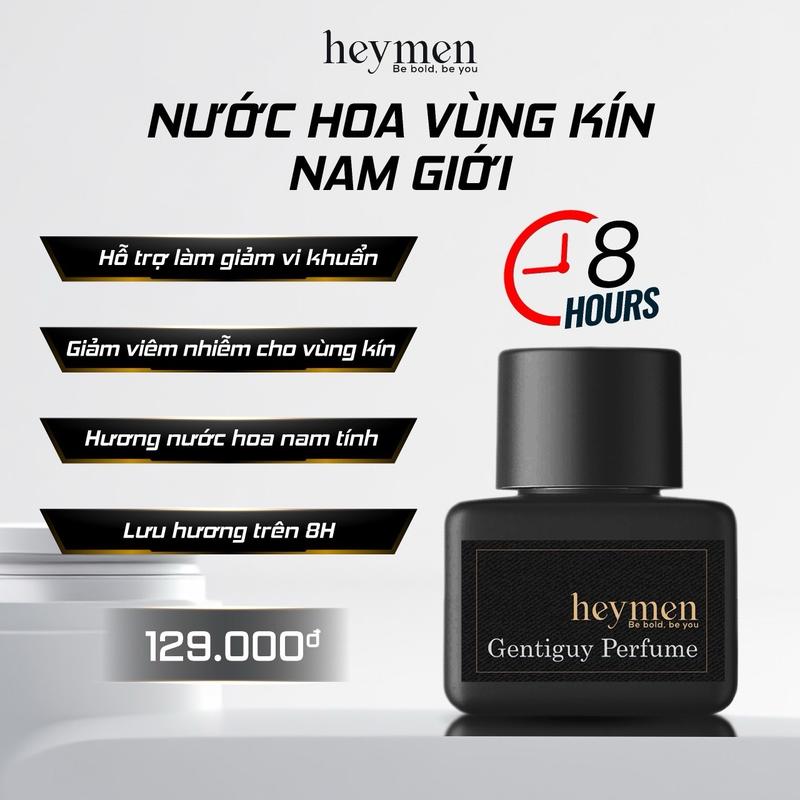 Combo Lịch Lãm Heymen 3 món , gồm  Sữa tắm 350ml , dung dịch vệ sinh tạo bọt 120ml , nước hoa vùng kín 10ml Massage làm sạch body dich 3