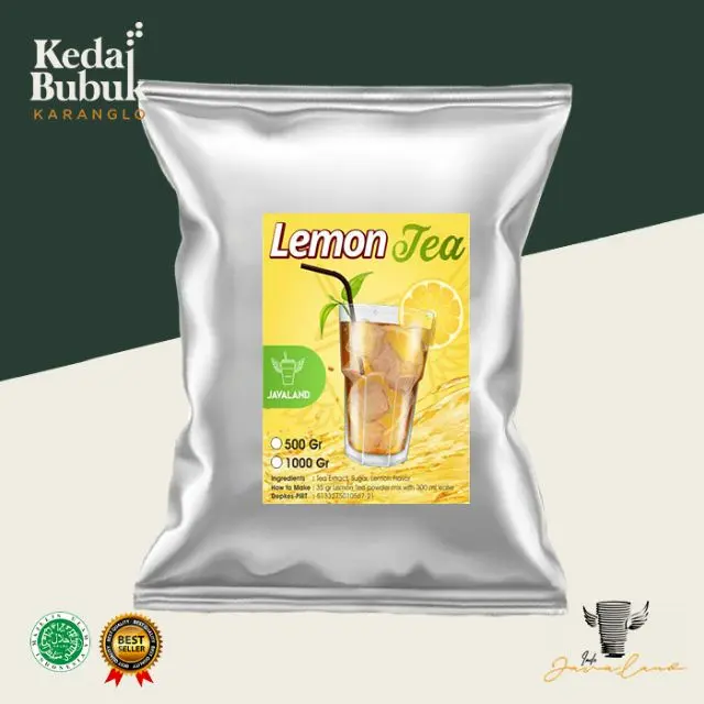 (SUPER) LEMON TEA BUBUK MINUMAN JAVALAND SUPER KEMASAN 1 KG 1