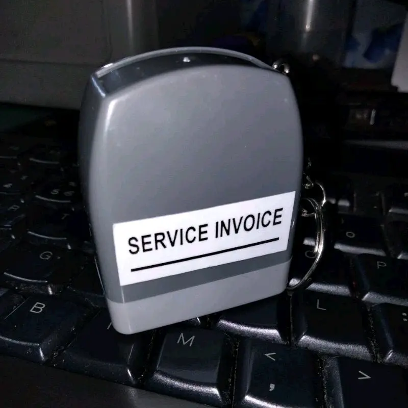 PERSONALIZED SELF INKING STAMP HA1333 FREE LAYOUT with 5ml ink