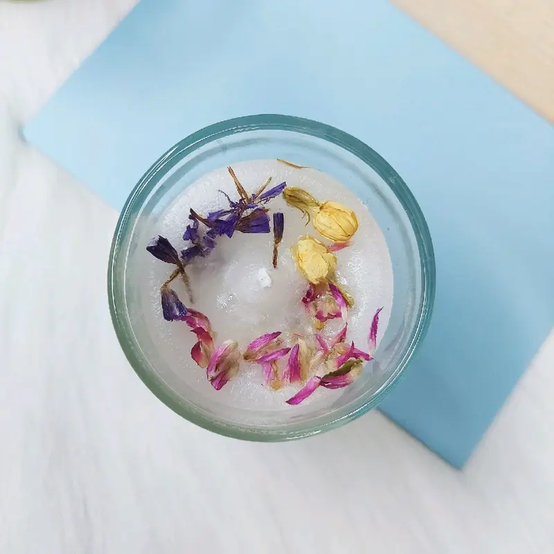 FeudeAnnora - Lilin Aromaterapi Scented Candle with Dried Flowers - Sweets Edition 85gr 5