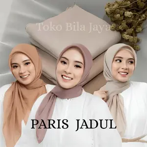 BILA JAYA - PARIS JADUL PREMIUM VARISHA / AZARA / A.S / HM BABY PARIS JILBAB SEGI EMPAT VIRAL HIJAB TERBARU KEKINIAN REKOMENDASI KERUDUNG MUSLIM SQUARE (ECER)