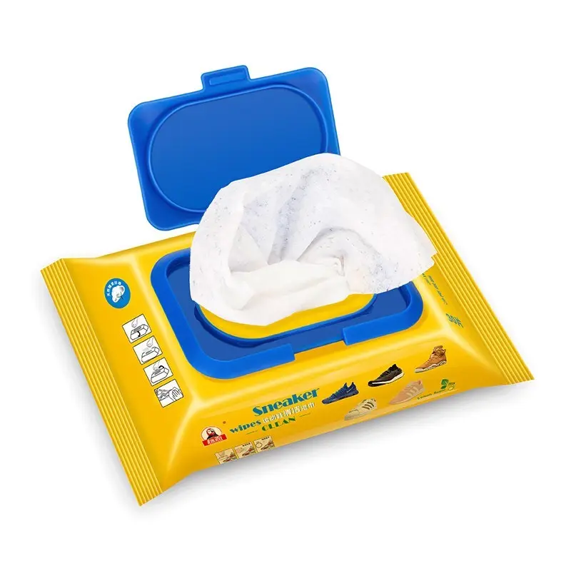 Khăn lau giày snacker, giấy ướt lau túi xách giày dép, vệ sinh giày túi xách balo tiện lợi 1