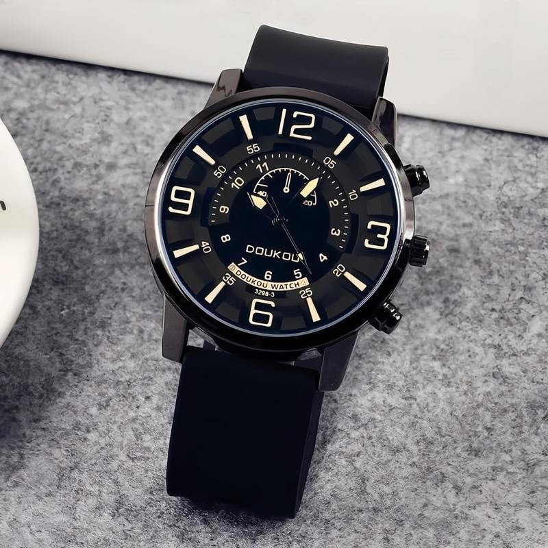  Đồng Hồ Thời Trang Mặt Số 3D Phong Cách Thể Thao 2025 -   Tặng Vòng Tỳ Hưu Mang Lại May Mắn Tài Lộc + tặng kèm pin thay thế   