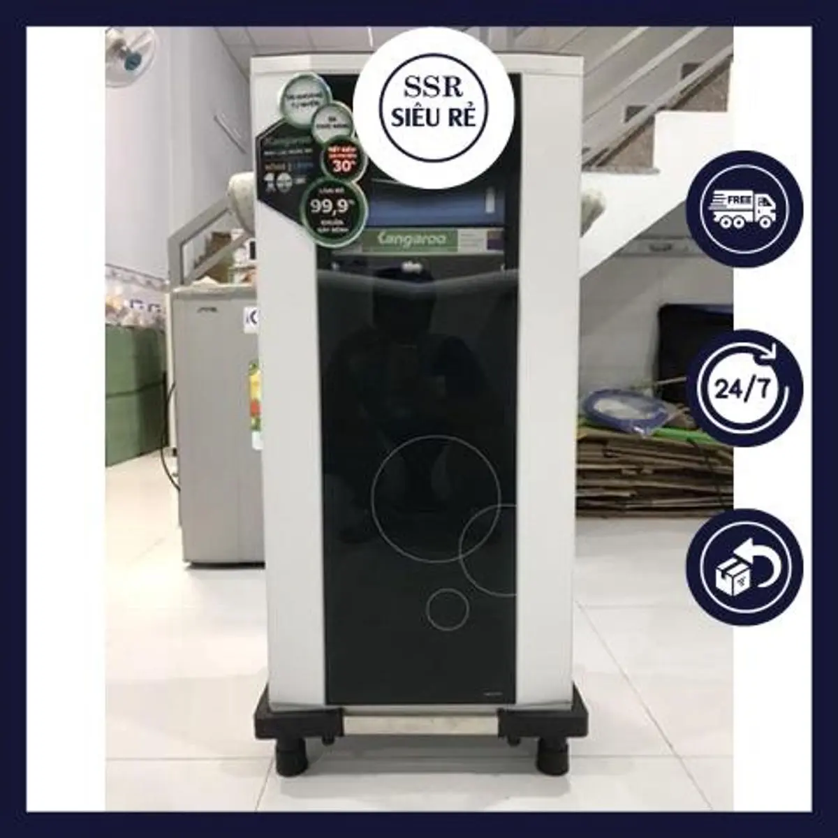Chân Kệ Kê Đỡ Máy Lọc Nước Cây Nước Nóng Lạnh Cao Cấp kícḣ Thước tùẏ Chỉnh (MSP GD4359) ssr