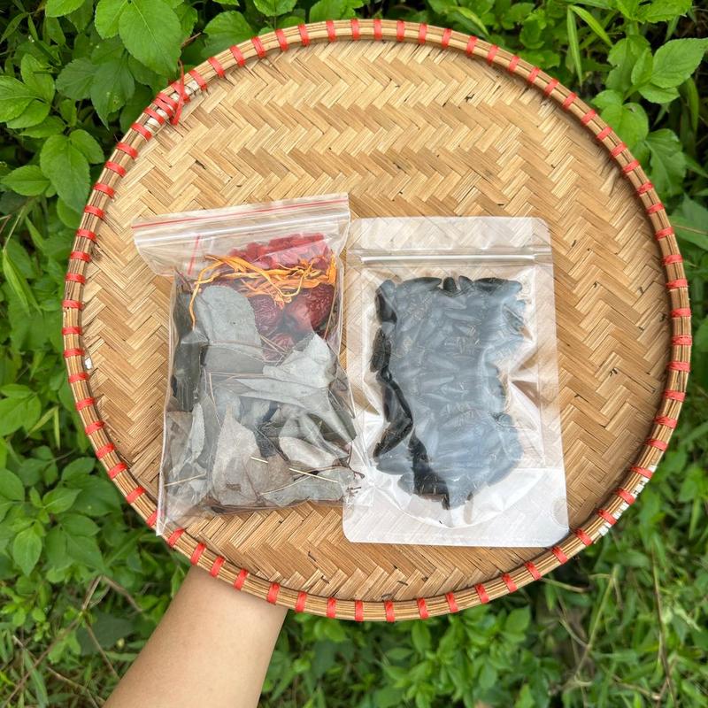 Combo Bổ Củi - Mua 50 bổ củi bửa củi tặng kèm 4 vị thảo mộc - Táo đỏ kỷ tử đông trùng hạ thảo lá dd hoắc Việt Cường Tây Bắc tea Trà