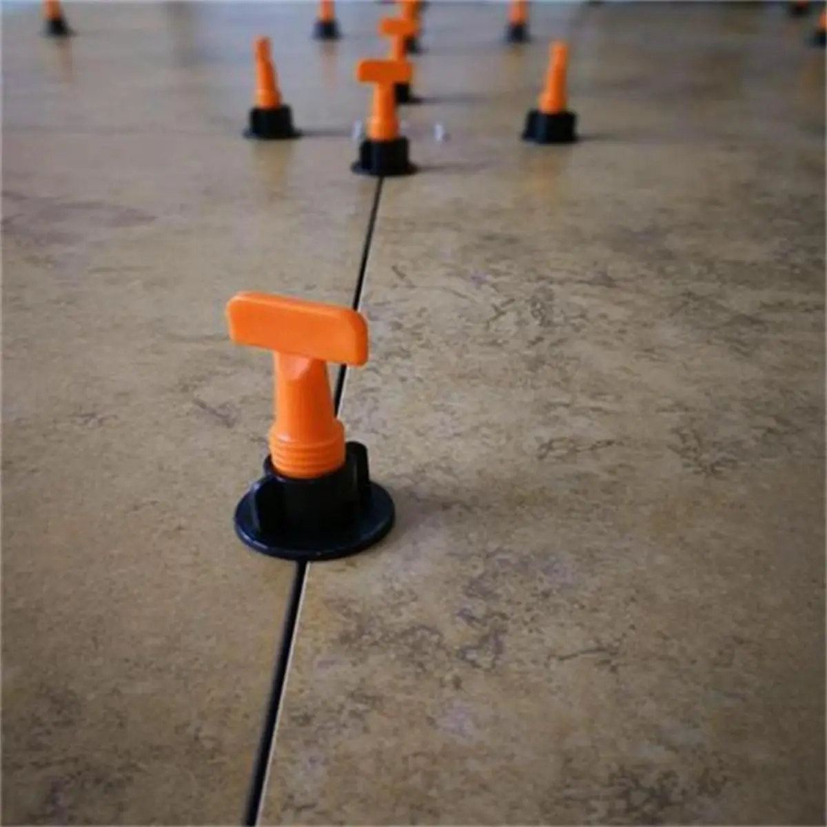 50Pcs Ceramic Tile Leveling Tool Using High Quality PP+ Stainless Steel Wear Resistant Reusable Can Improve The Installation Speed Of Ceramic Tile Improve Work Efficiency Reduce Worker Pressure Is Very Suitable For Preventing Tile From Moving When Curing