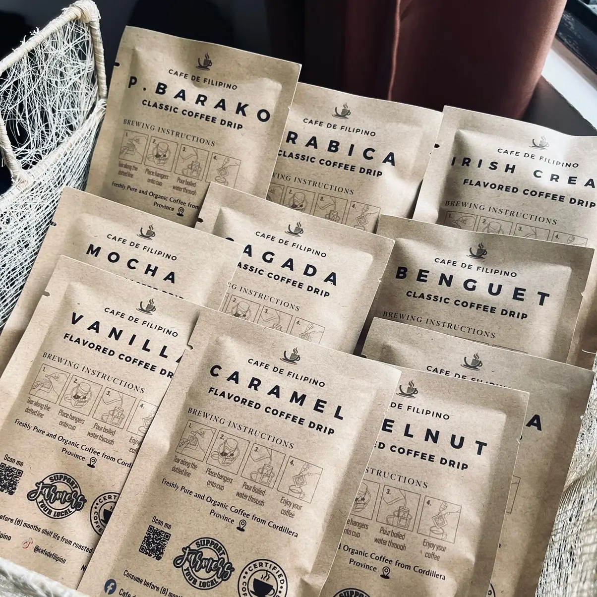 Freshly Roasted -  Pure and Organic DRIP COFFEE POUCH
