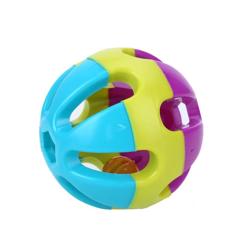 Product Introduction of 7cm ABS Ball Chewing Toy Biting Toy with Bell Parakeet Parrot Pet Supply Pet Bird  Toy Multicolor Training Toys Interactive 33