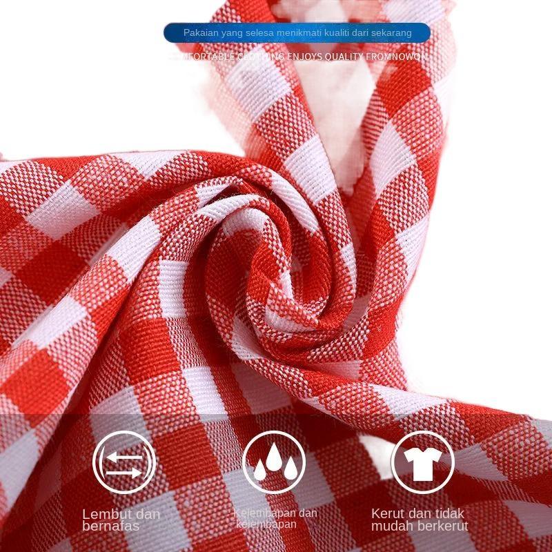 Stylish apron type, home kitchen simple breathable, working anti-dirt adult oil, work clothes, new summer options 3