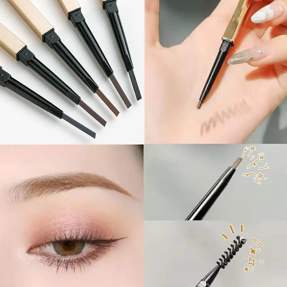 Eyebrow Pencil Waterproof Sweat-proof Lasting Non-decolorization Distinct Beginner Female X9W0
