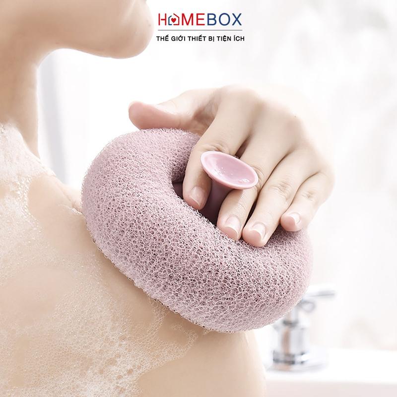 Bông Tắm Tẩy Tế Bào Chết Tròn Cao Cấp 2 Màu Bông Tắm Tạo Bọt Siêu Mềm Kì Cọ Gét Tẩy Da Chết Bàn Chải