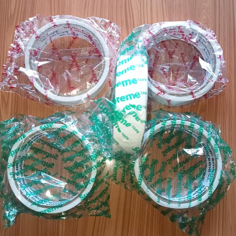 [1 slop] double tape 2cm tanggung goal tape/ isolasi bolak balik 24mm murah 2