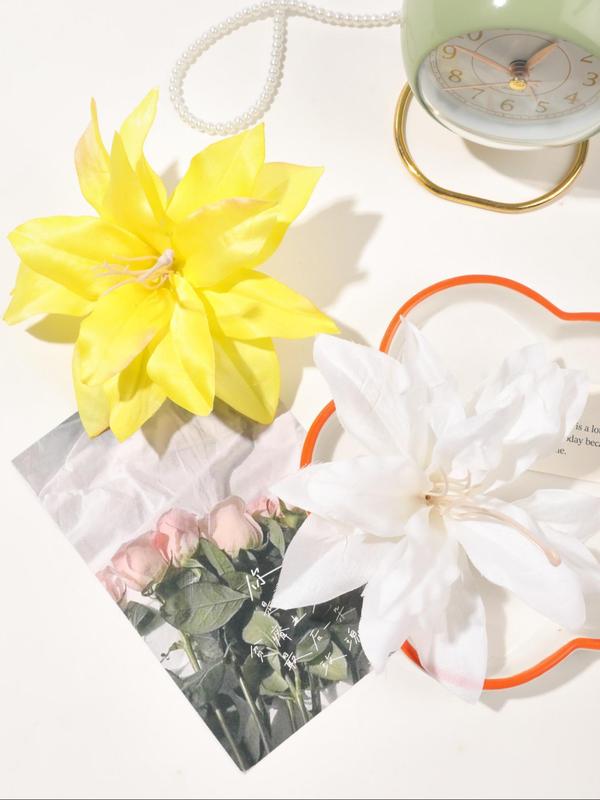 Vintage Flower Design Hair Clips, Elegant Hair Accessories for Women & Girls, Minimalist Headwear Suitable for Thick Hair 7