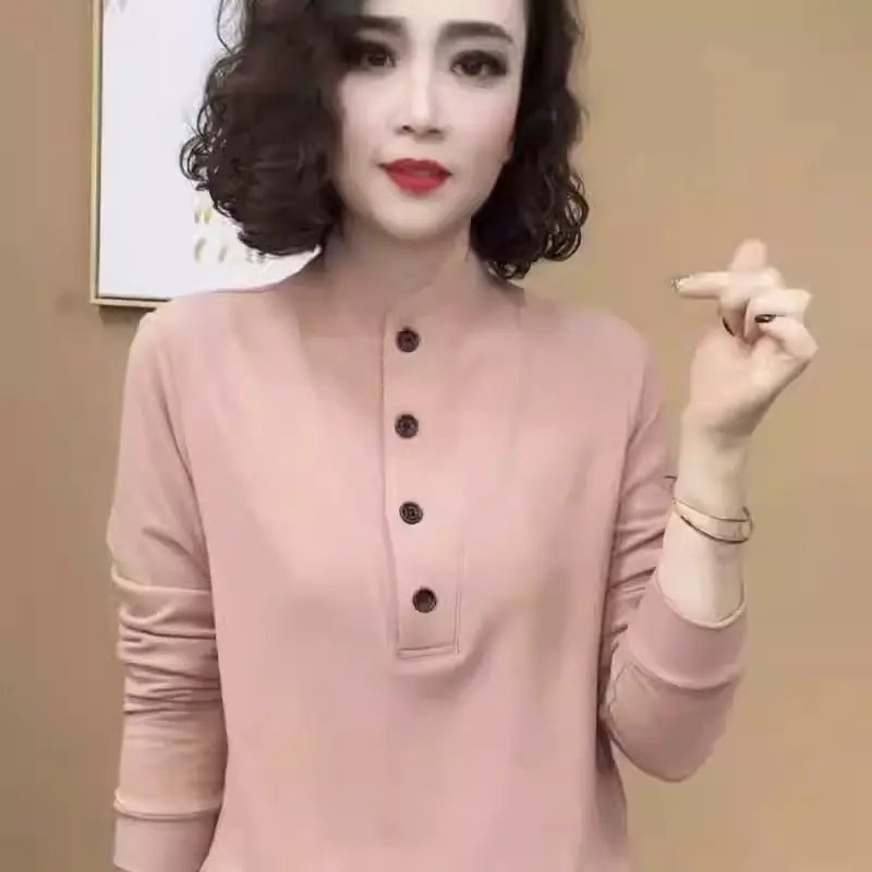 Áo Lớp Nền Giữ Nhiệt Nhung Hai Mặt Dài Tay, Ngoại Cỡ Cho Nữ, Thời Trang, Phong Cách, Dễ Phối Đồ Duyên Dáng, Mùa Thu Và Mùa Đông, Áo Dài Tay Bó Sát Hàng Mới Về