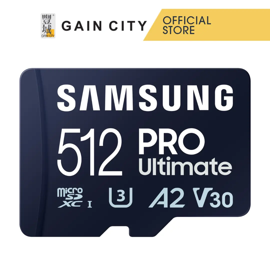SAMSUNG PRO ULTIMATE MICROSD CARD 512GB | ACTION CAMERA | DRONE | MB-MY512SA/WW