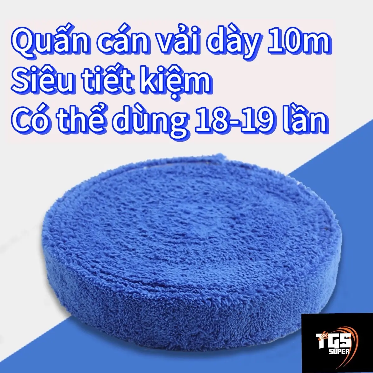 (Mua1 tặng1) Quấn cán cầu lông vải 10m loại dày dặn, tiết kiệm, quấn được 17-18 lần.(có kèm quà tặng) Vợt Cầu Lông Cán Vợt Nam Sport Cacbon