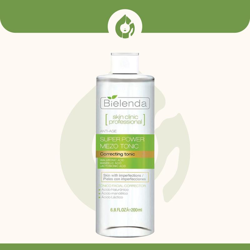 Toner Bielenda Super Power Mezo Tonic Skin Clinic Correcting/ Moisturizing 200ml 1