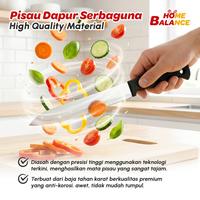 Gambar HomeBalance Pisau Dapur Serbaguna Stainless Steel 304 Tajam Food Grade Pisau Buah Sayur Daging 74 - 4 inch, Tanpa Bubble dari Home Balance Kab. Tangerang 4 Tokopedia