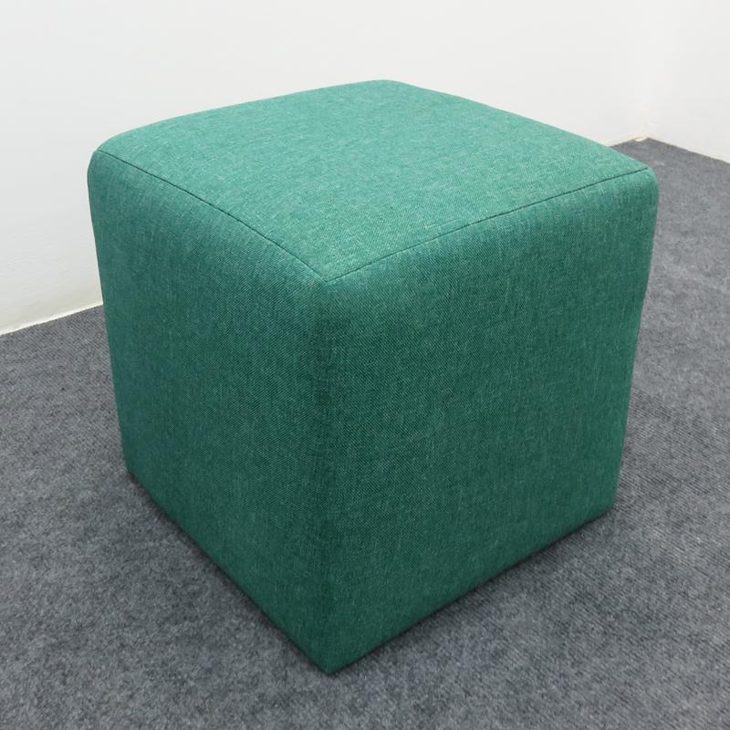 Ghế Đôn Sofa Vuông FOREVER 84, Ghế Bàn Trang Điểm MÀU RÊU 30x30x30CM - Bọc Mút Dày Dặn - ĐỔI TRẢ TRONG VÒNG 3 NGÀY